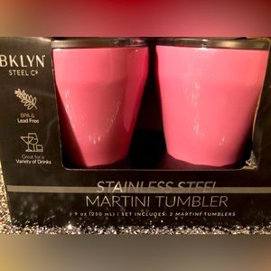 Stainless Steel Martini Tumblers